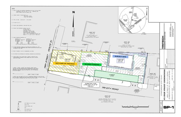 Development Site Pre-approved for 4,500 SqFt building footprint : 472 "B" High Street & Tri-City Road, Somersworth, NH 03878